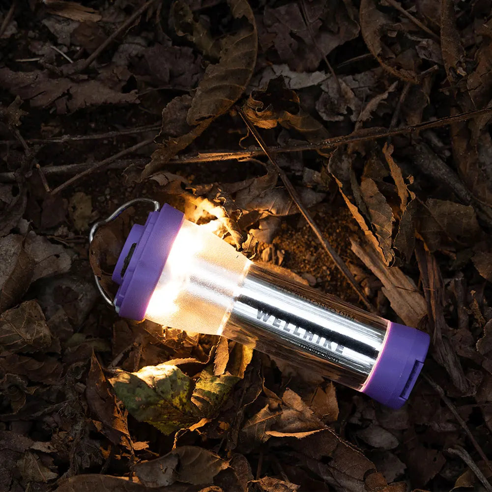 WELLHIKE LED Portable Tent Lamp with Magnetic Base Handheld Emergency Light USB Charging Flashlight for Outdoor Camp Hike Gadget
