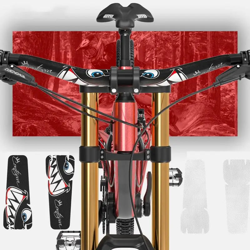 Bicycle Handlebar Protection Sticker Anti-scratch PVC Sticker MTB Mountain Bike Care Car Sticker Frame Protective Film