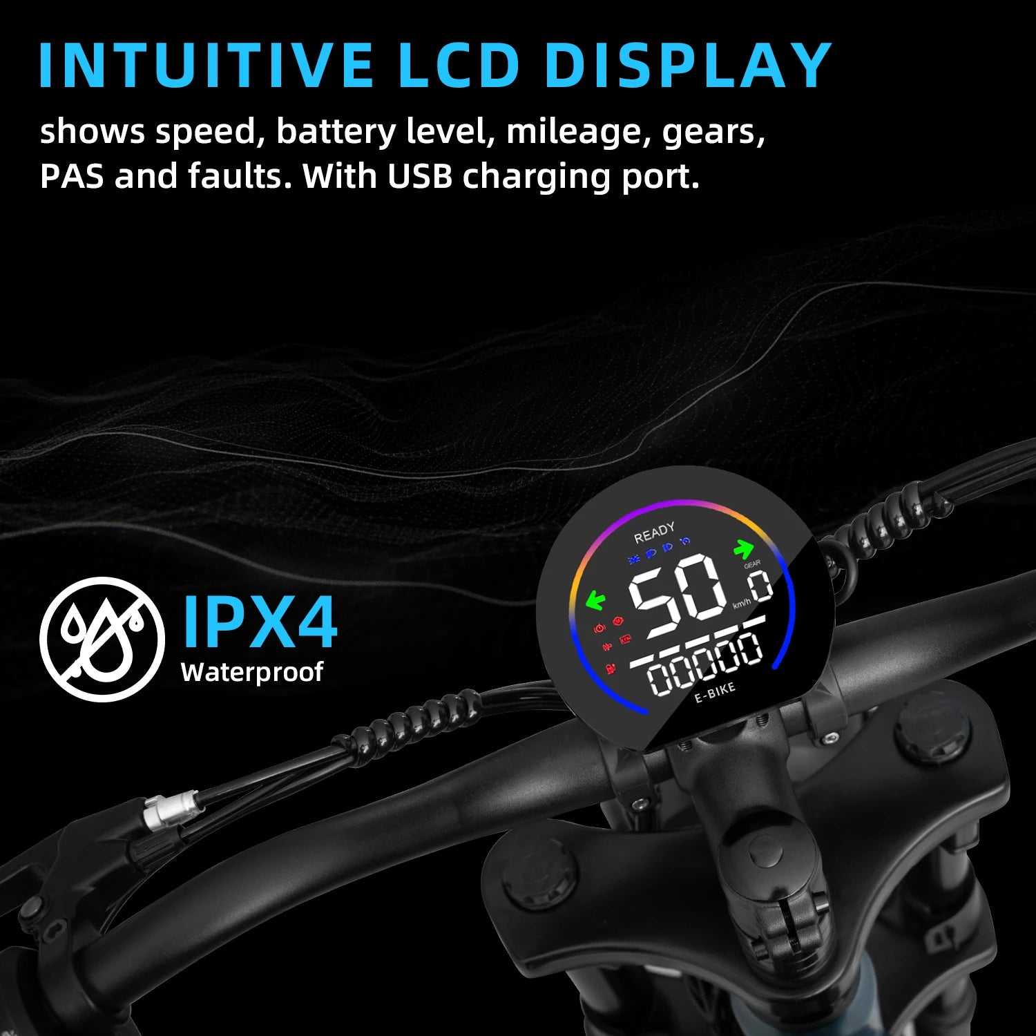 DEEPOWER QS7 Max Electric Bicycle 2000W Brushless Motors MTB E-bike 48V 35AH Lithium Battery Speed 50Km/h Adult Off Road Ebike