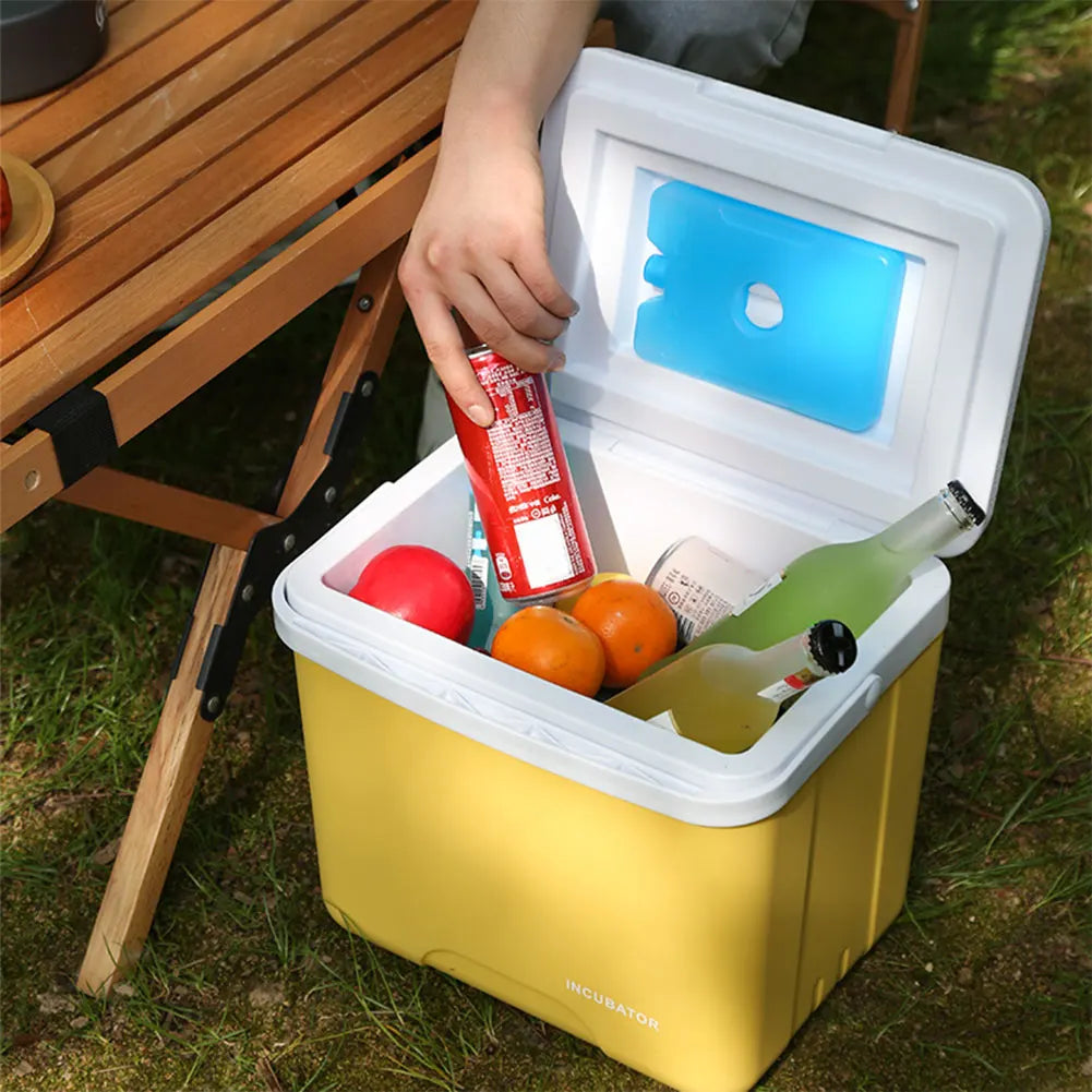 15/6L Cooler Box Portable Camping Refrigerator Incubator Large Capacity Car Ice Bucket Heat Preservation Camping BBQ Equipment