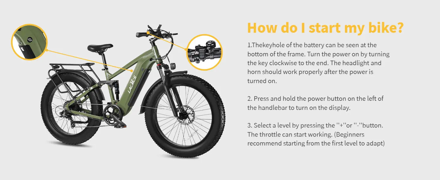 Lacros Thunder adult E-bike，750W city ebike，48V20AH Electric Bicycle，26 Fat Tire E-Mountain bike