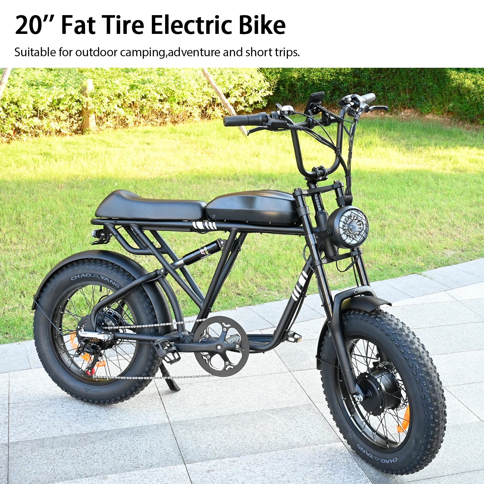20 Inch 1000W Dual Motor 48V 100km Fat Tire Ebike Adult Electric Mountain Bike Aluminum Alloy Adult Suv Electric Bike