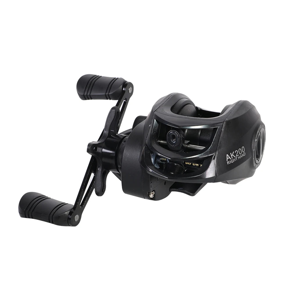 Fishing Reel 7.2/1 Gear Ratio Fishing Reels Wheel Max Drag 10kg Saltwater Freshwater 18+1BB for Beginners Fishing Accessory