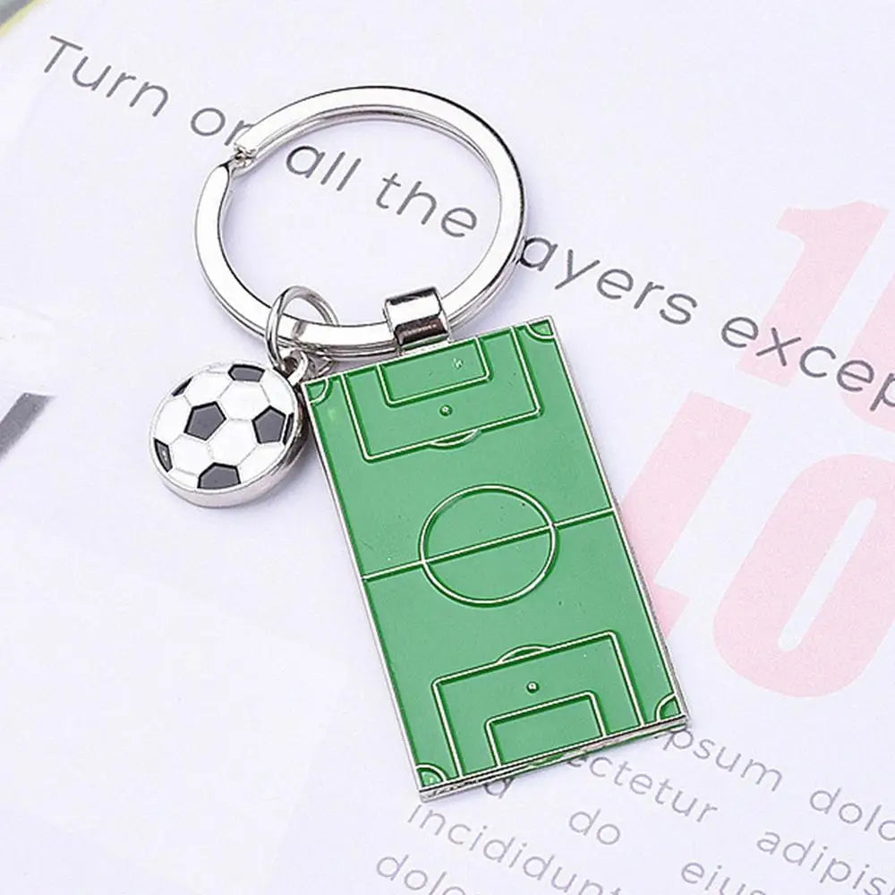 Soccer Ball Keychain Cute Soccer Ball Charm For Keychain 2022 Soccer Fan Gift Keychain For Men Teenagers Fathers For Car
