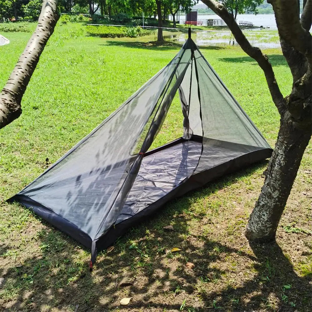 Outdoors Mesh Tent 2 People Outdoor Lightweight Mesh Net Portable Ultra-Light Finest Holes Camping Tent With Zipper For Patio