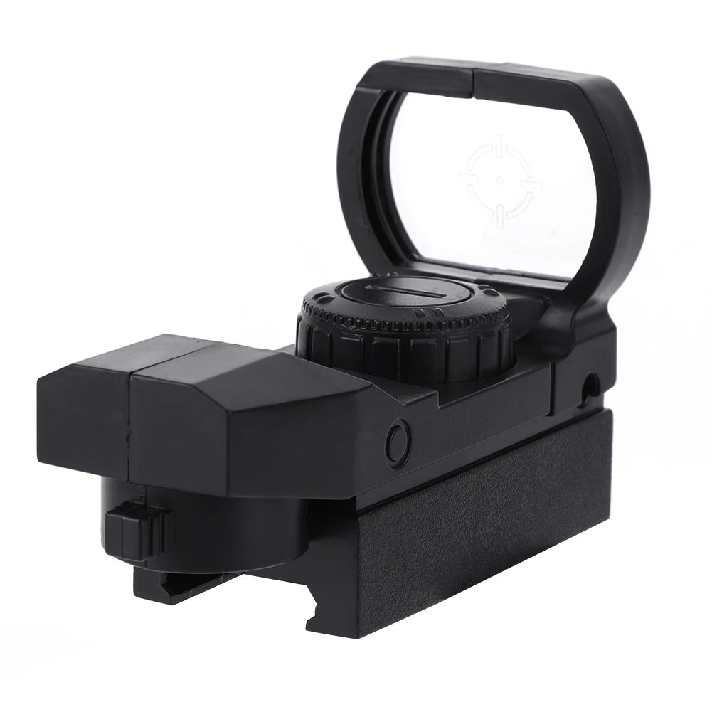 Holographic Rifle Scope ABS Green Dot Sight Scope Reflex Optics Sight Compact Sights for 20mm Rail Mount Toys