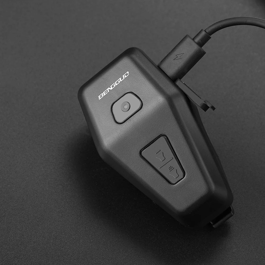 Electric Bike Bell with Anti-Theft Alarm Motorcycle Electric Horn Waterproof Electronic Bicycle Horn Bike Accessories