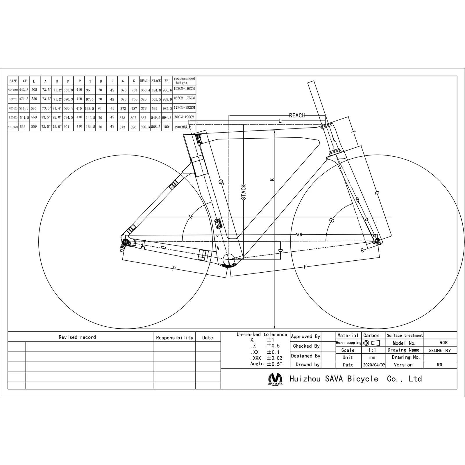 US Warehouse SAVA Carbon Fiber Road Bike with Integrated Handlebars and Shimano 18/22 Speed Kit, Adult Racing