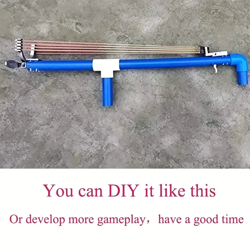 Steel Casting Mechanical Slingshot DIY Hunting Slingshot Release Device 5 Piece Set of High-speed Spring Composite Accessories