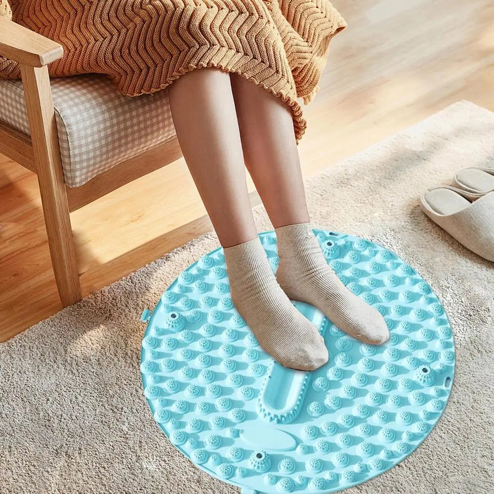 Pressure Point Foot Mat Relaxing Feet Pressure Point Pad Foldable Particle Foot Massager Mat Foot Pressure Point Pad Mat For