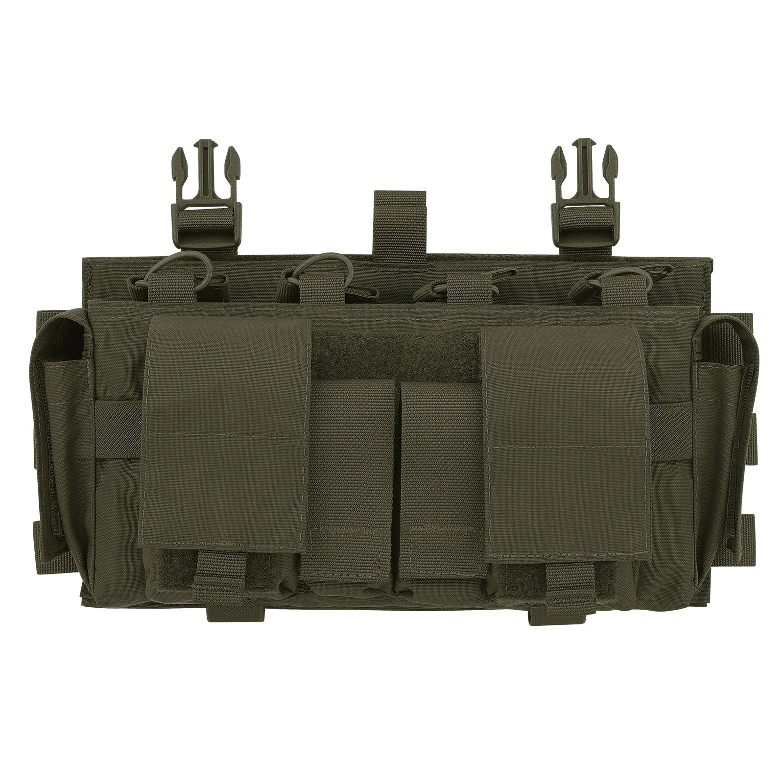 KRYDEX Tactical 5.56 & 9mm Magazine Pouch MF IV Placard For Outdoor Hunting Chest Rig SCARAB Plate Carrier Vest