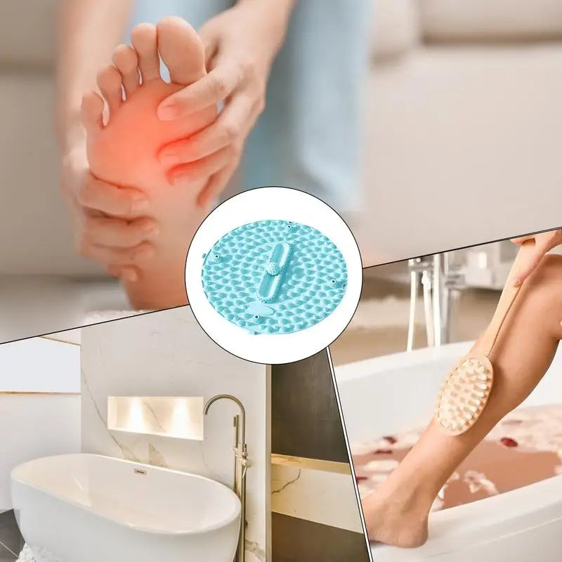 Pressure Point Foot Mat Relaxing Feet Pressure Point Pad Foldable Particle Foot Massager Mat Foot Pressure Point Pad Mat For