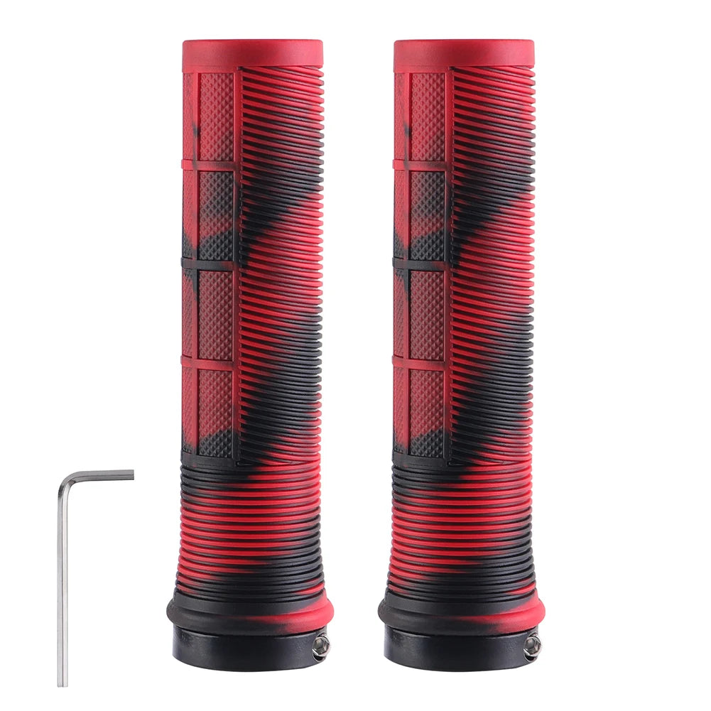 Bicycle Handle Bar Grips Shock Absorbing MTB Mountain Bike Handlebar Cover TPR Cycling Grips for 22.2mm Handlebar