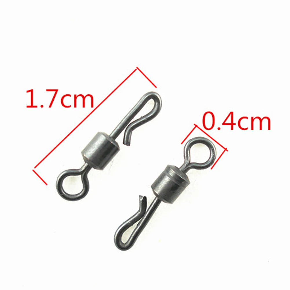 Swivel Fishing Connector Terminal Tackle Fishing Swivels Tool Q-Shaped Quick Change Carp Fishing Accessories