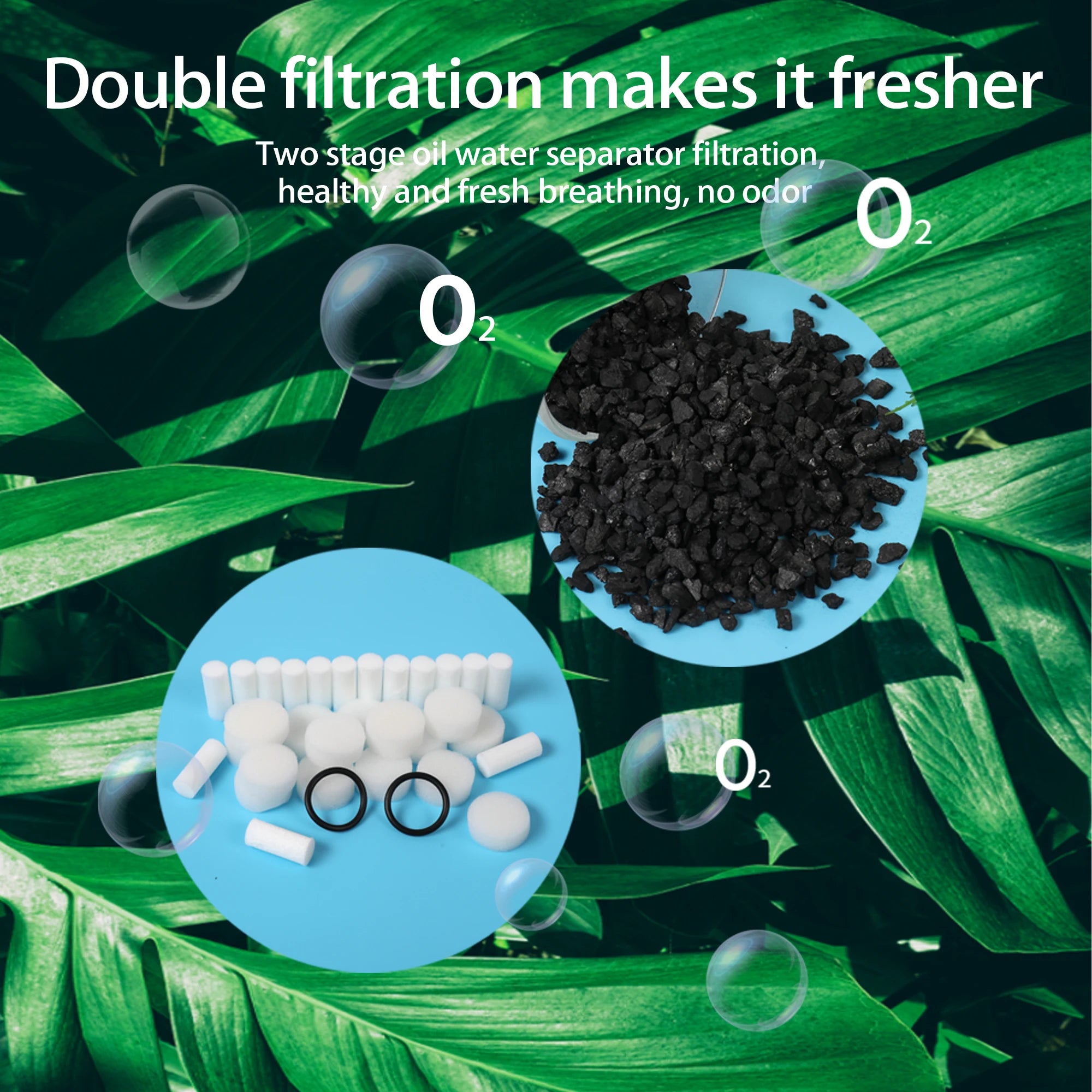 TUDIVING-Professional Tankless Diving System,Portable Rechargeable Hookah Dive System with 50ft Hose & Breathing Regulator