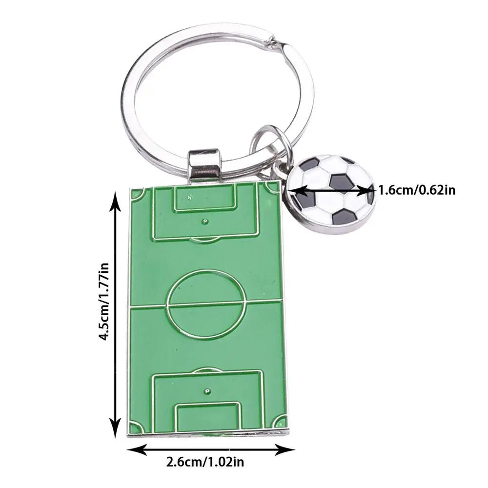 Soccer Ball Keychain Cute Soccer Ball Charm For Keychain 2022 Soccer Fan Gift Keychain For Men Teenagers Fathers For Car