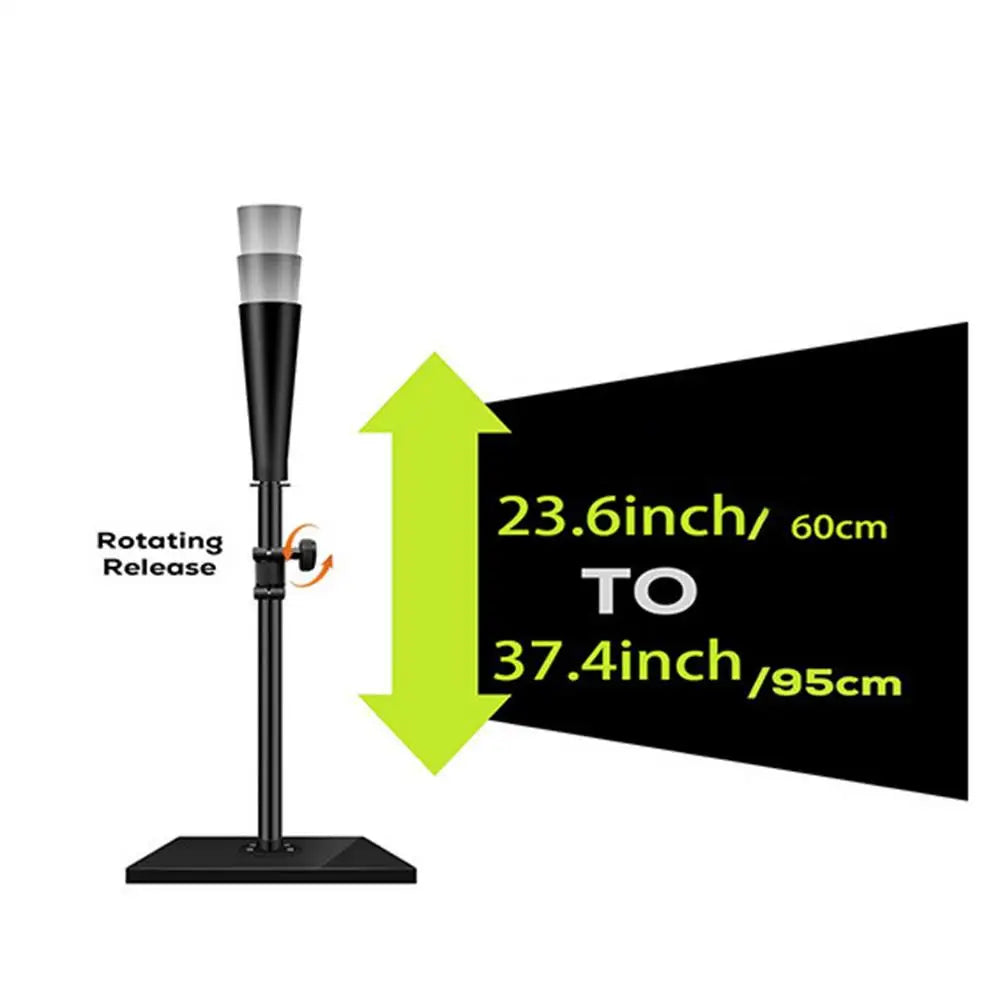 Portable Stand Base Tee Heavy Duty Baseball & Softball Batting Tees Stand Base Tee Softball Training Equipment Portable Batting