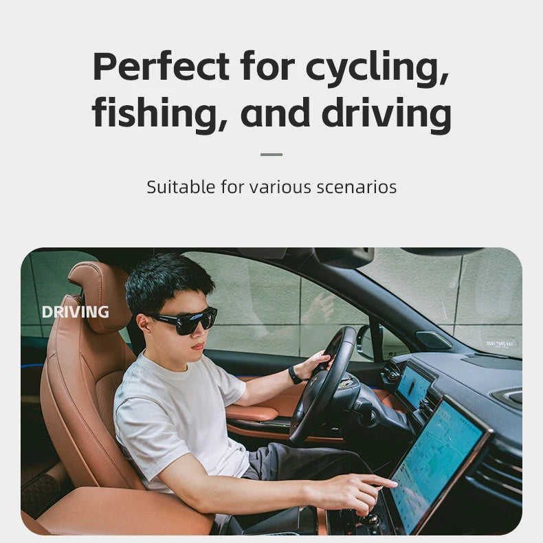 ROCKBROS Polarized Cycling Glasses Lightweight UV400 Sun Protection Myopia Dual Wear Sunglasses Men Women MTB Road Bike Glasses