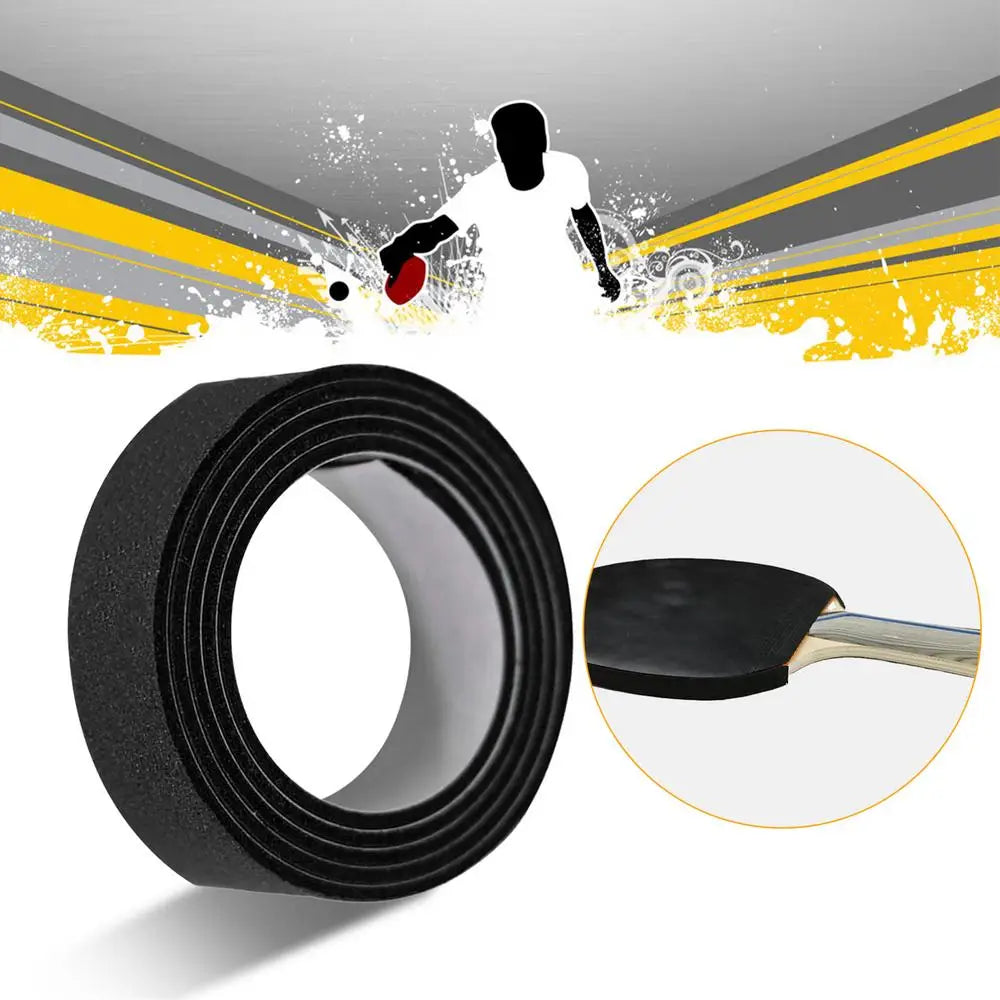 Table Tennis Side Tape Sponge Table Tenni Racket Side Protector Bats Accessories With 1-2mm Thickness 9-10mm WidthRed/Black/Blue