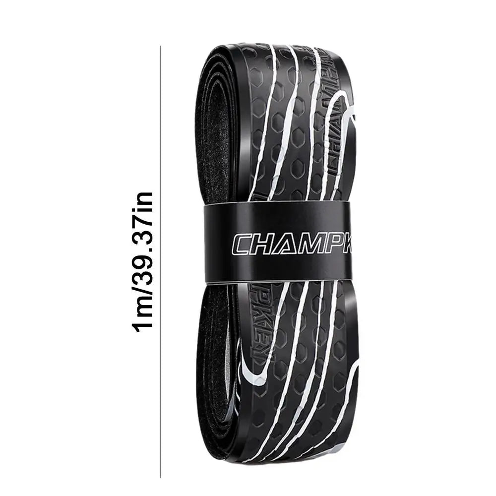 1M Bat Grip Tape For Baseball Absorbs Sweat Tennis Grip Racket Handle Grip PU Anti-Skid Overgrip Sweatband Tape For Pickleball