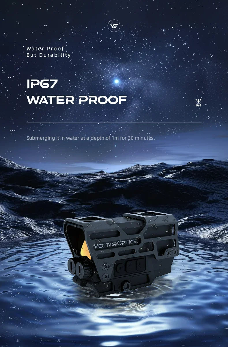 Vector Optics Frenzy 1x31x26 Red Dot Sight | 50K Hours Battery & Motion Sensor | 3 MOA & IP67 Waterproof | Lifetime Warranty