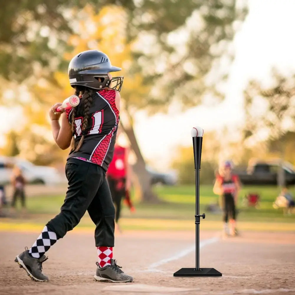 Portable Stand Base Tee Heavy Duty Baseball & Softball Batting Tees Stand Base Tee Softball Training Equipment Portable Batting