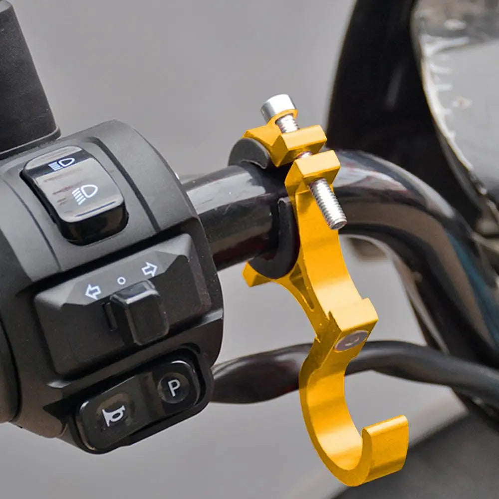 Motorcycle Handlebar Hook Front Storage Hooks For Electric Scooter Handlebar Elegant Hanger Easy Mount Cycling Organization Hook
