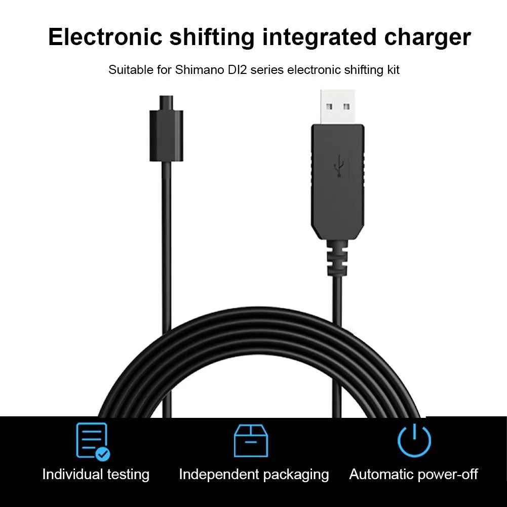 Variable Speed Charging Plug Design For Shimano Di2 Road Mountain E-Variable Speed All-In-One Charger With Full Power Off
