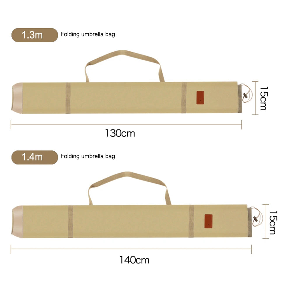 Folding Portable Fishing Gear Storage Bag Large Capacity Fishing Umbrella Bag Thickening Canvas Rod Bag Fishing Gear Accessories