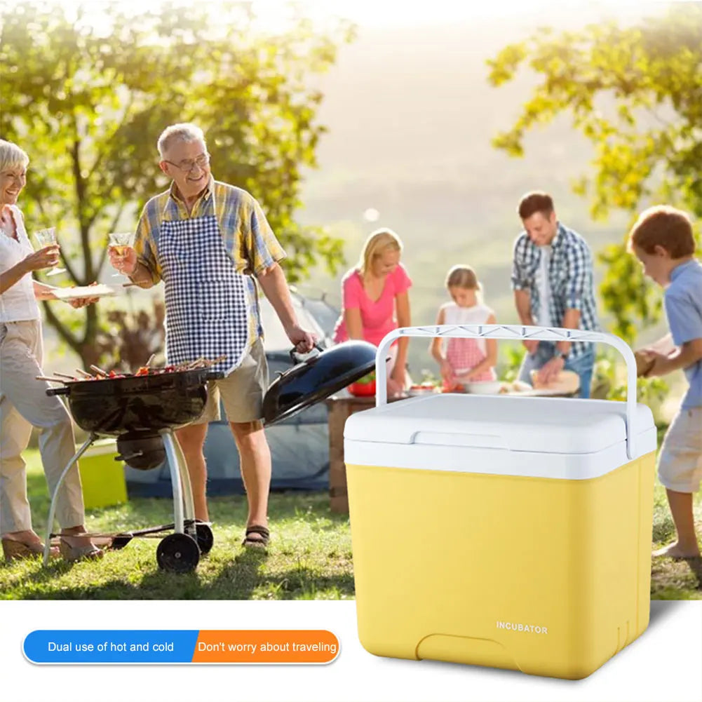 15/6L Cooler Box Portable Camping Refrigerator Incubator Large Capacity Car Ice Bucket Heat Preservation Camping BBQ Equipment