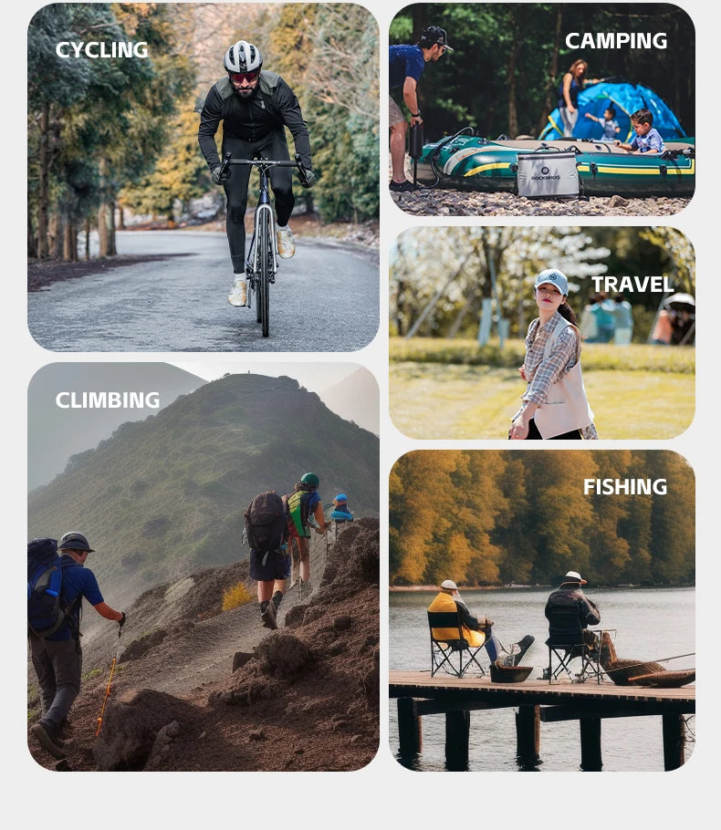 ROCKBROS Polarized Cycling Glasses Lightweight UV400 Sun Protection Myopia Dual Wear Sunglasses Men Women MTB Road Bike Glasses