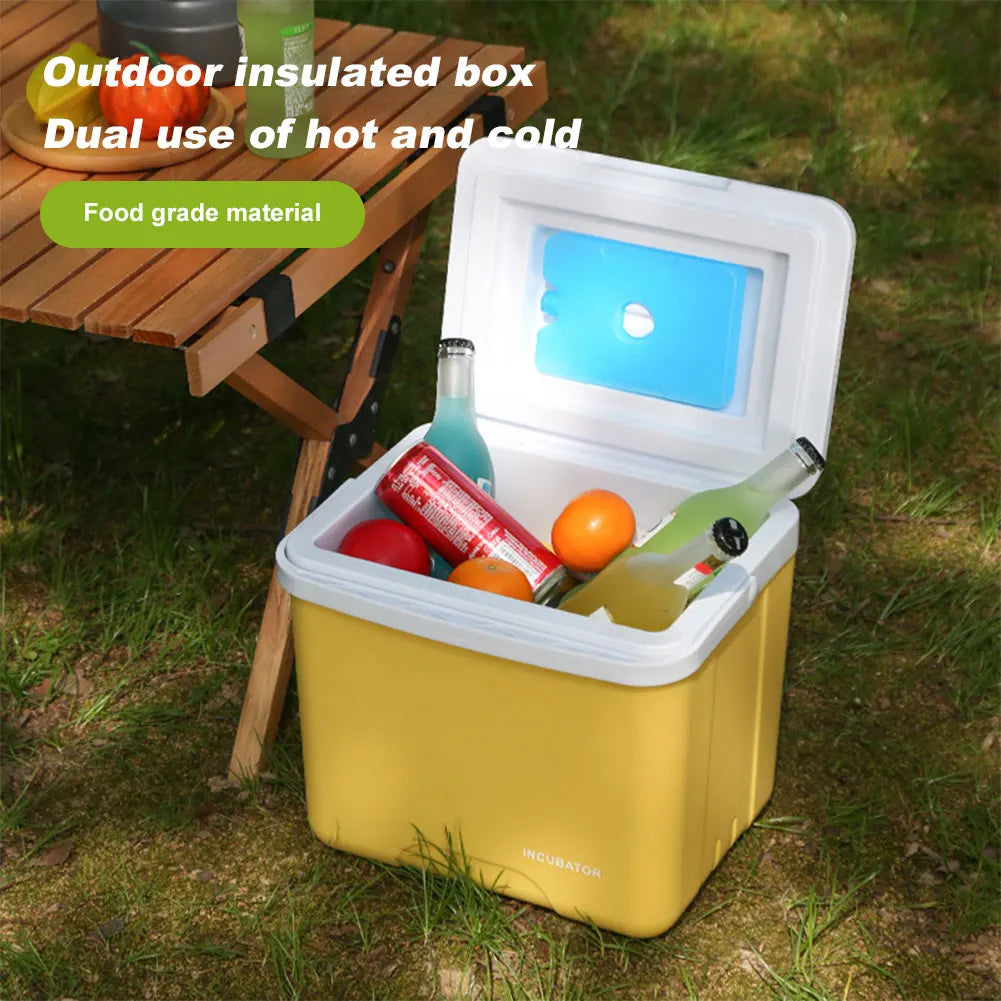 15/6L Cooler Box Portable Camping Refrigerator Incubator Large Capacity Car Ice Bucket Heat Preservation Camping BBQ Equipment