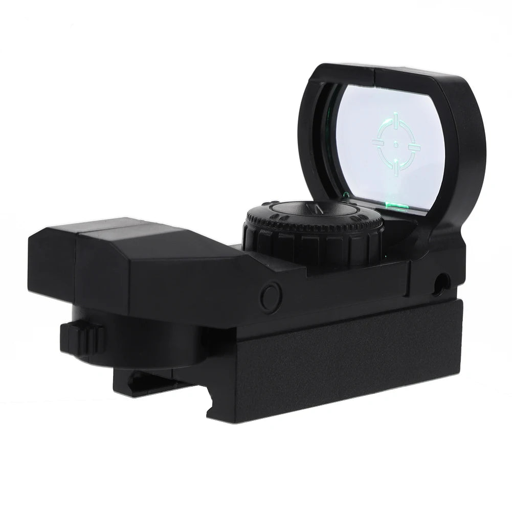 Holographic Rifle Scope ABS Green Dot Sight Scope Reflex Optics Sight Compact Sights for 20mm Rail Mount Toys