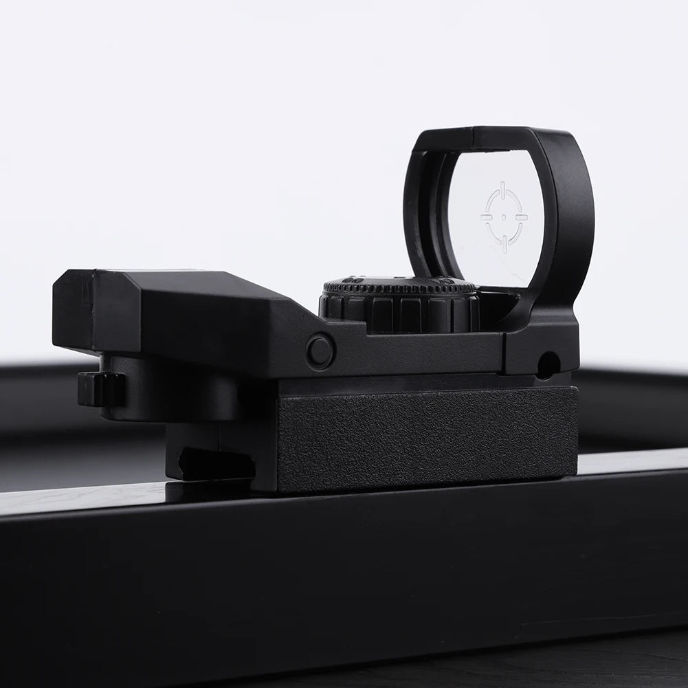 Holographic Rifle Scope ABS Green Dot Sight Scope Reflex Optics Sight Compact Sights for 20mm Rail Mount Toys