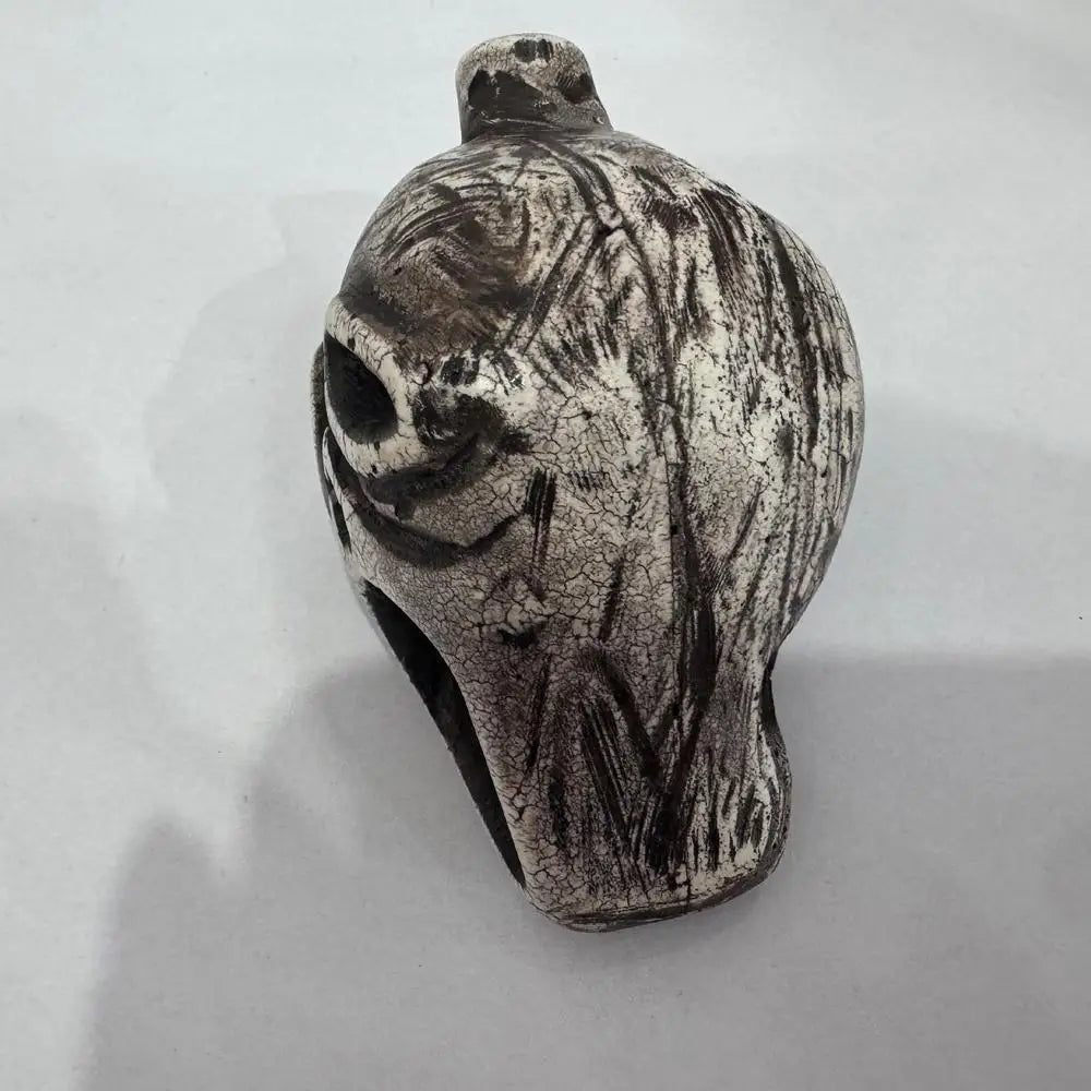 Death Whistle Screaming Whistle Instrument Skull Retro Aztec Death Halloween props Loudest Whistle with Human Sounding Screams