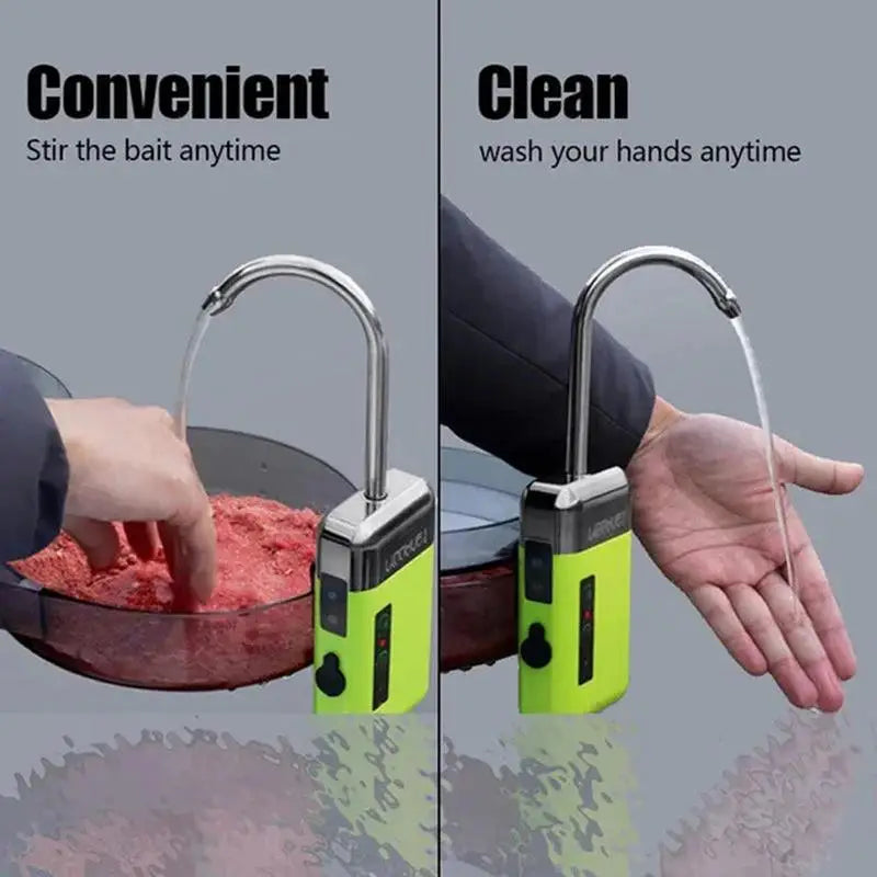 Fishing Intelligent Oxygen Pump Fish Tank Oxygen Pump Inductive Water Outflow Silent Air Pump With Lights Auto Pumping Oxygen