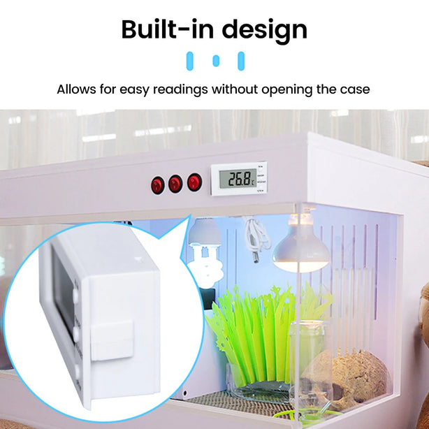 -50~300℃ Electronic Thermometer With Alarm Function LCD Digital Display 1M Temperature Sensor For Temperature Monitoring