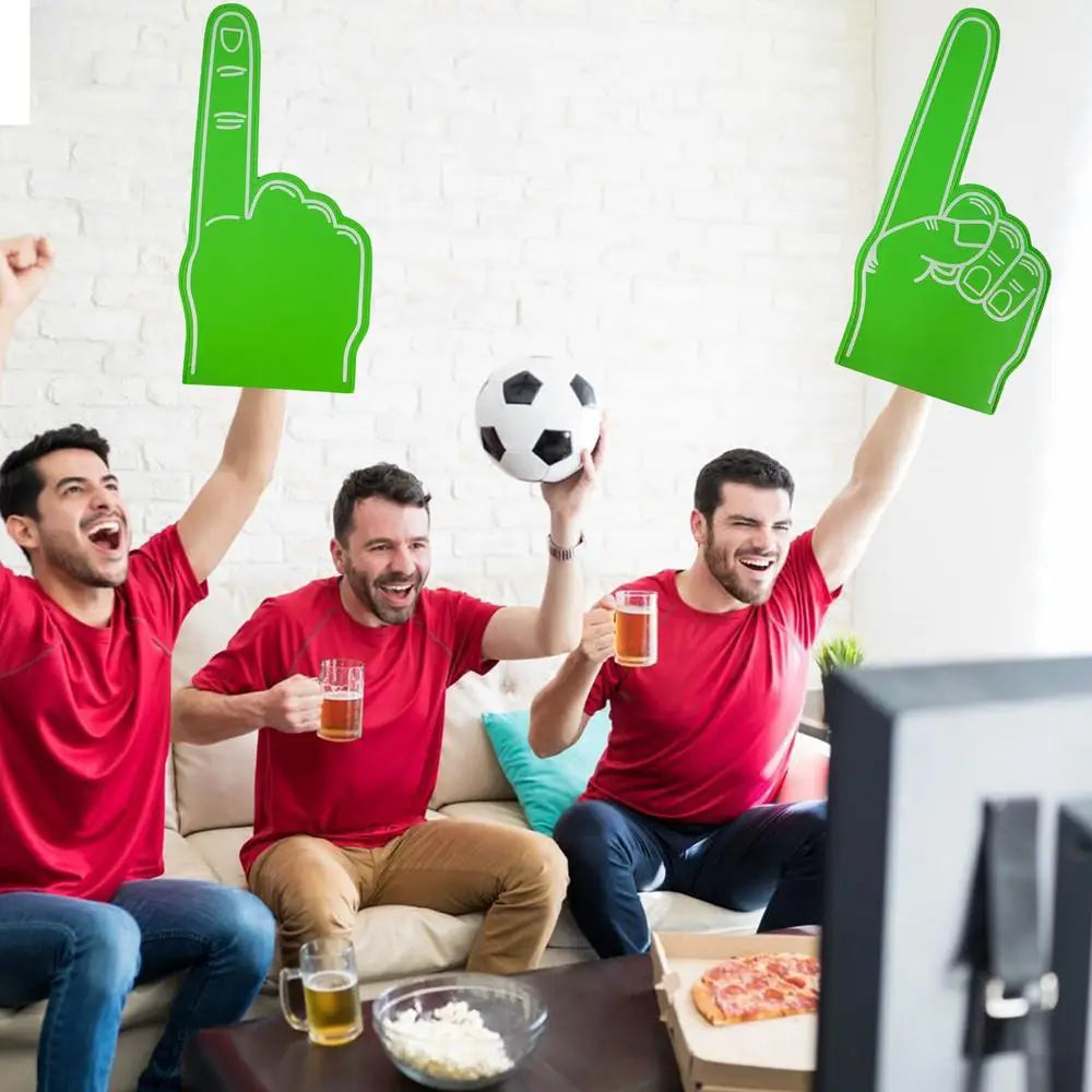 Foam Finger Universal Large Foam Hand Sports Cheerleading Props Sports Favors Cheering Palm Party Props Finger for Sports Events