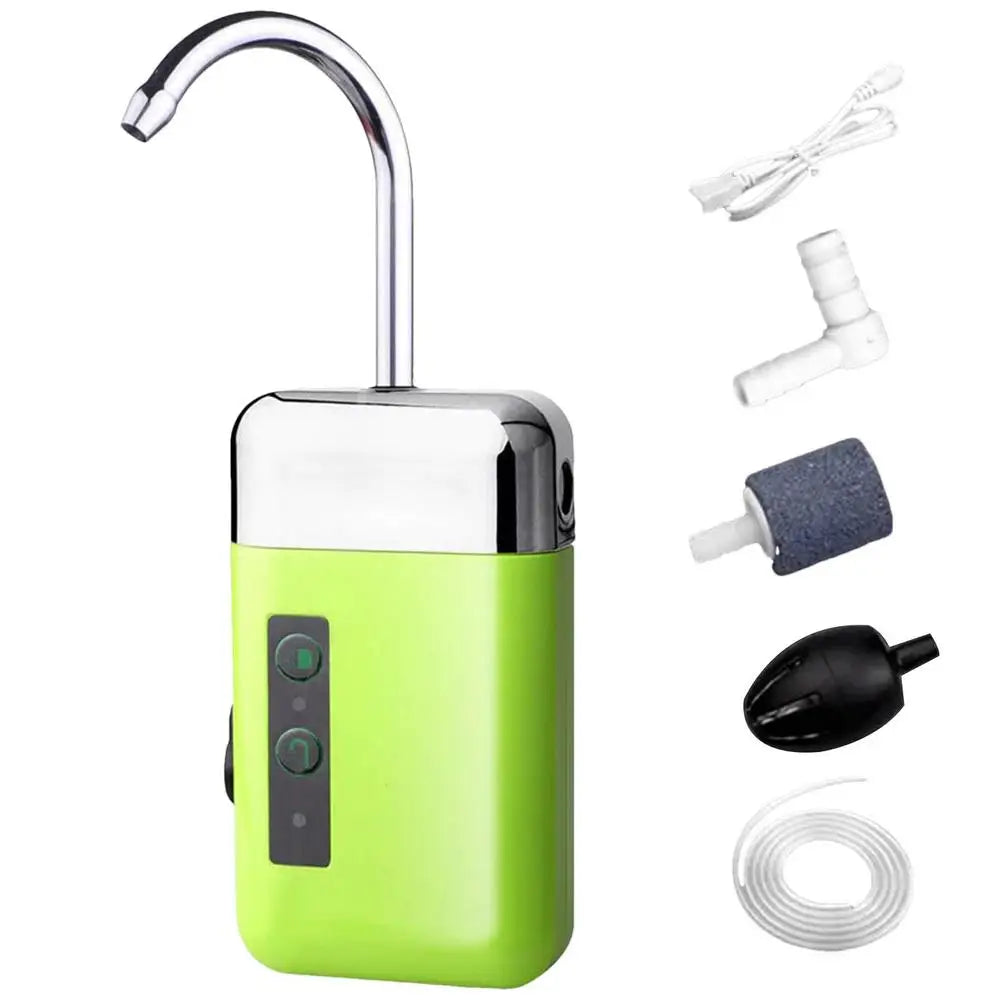 Fishing Intelligent Oxygen Pump Fish Tank Oxygen Pump Inductive Water Outflow Silent Air Pump With Lights Auto Pumping Oxygen