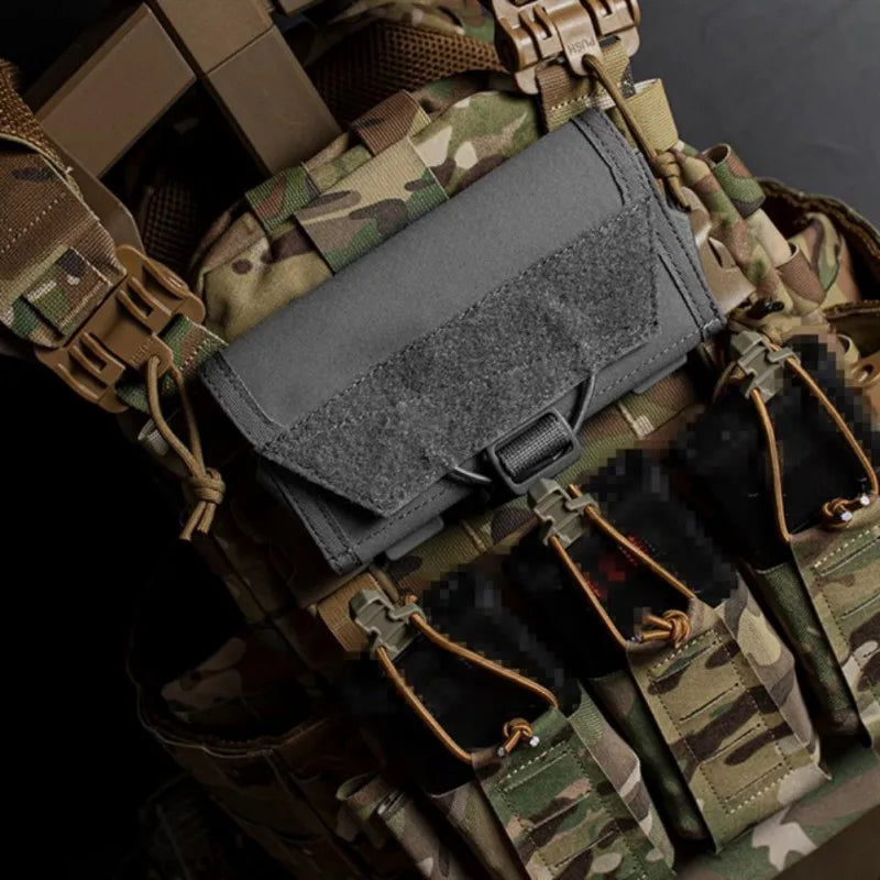 Tactical Molle Pouch Clip Bag Phone Case EDC Tool Bag Quick Release Design Outdoor Camping Hunting Accessories Pouch
