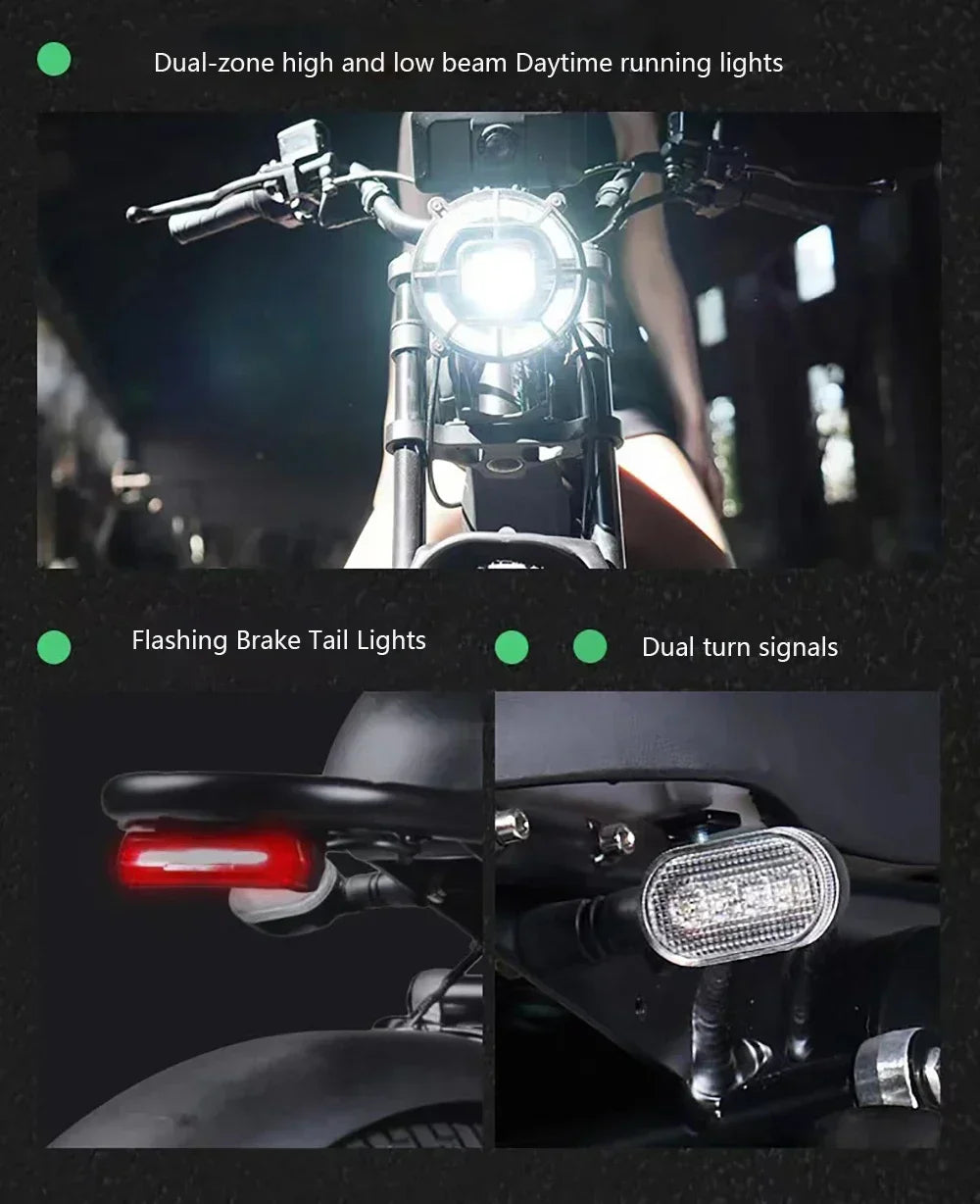 Ebik Black Warrior 3000W Motorbikes 60V 45AH Ebike Adult Road Electric Bicycle 20 inch Off-road Fat Tyre Electric Bike 2000w