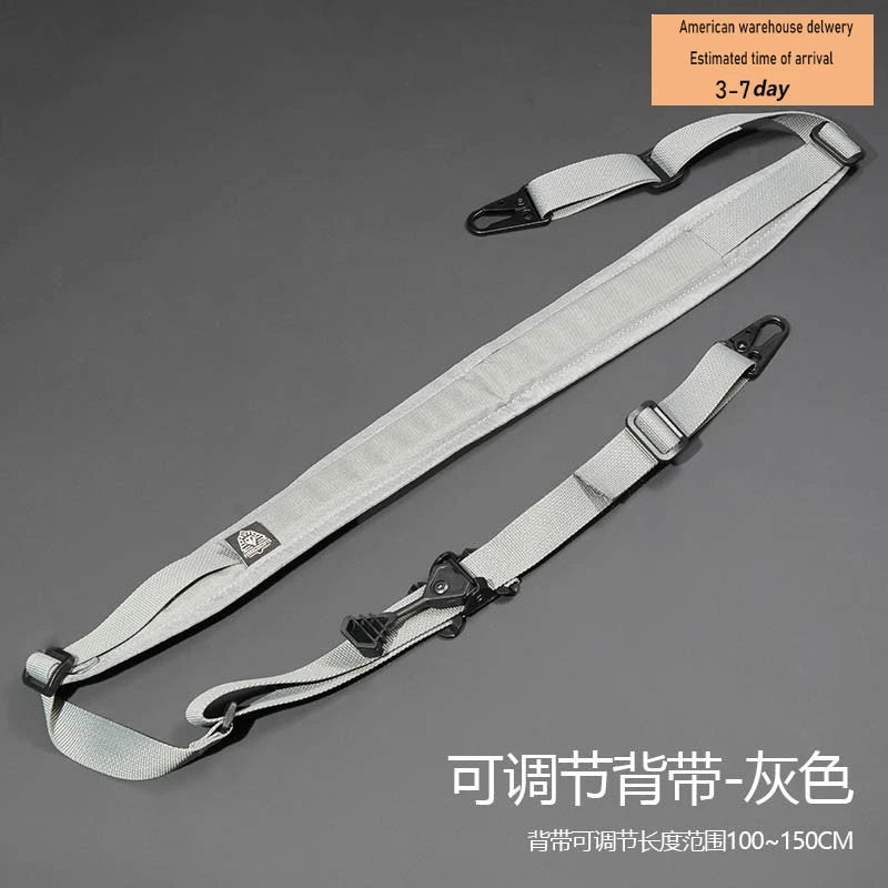 Tactical QD Quick Release Sling Shoulder Strap Weapon Gun 2 Points Connect Adjustable Rifle Strap Outdoor Camping Accessories