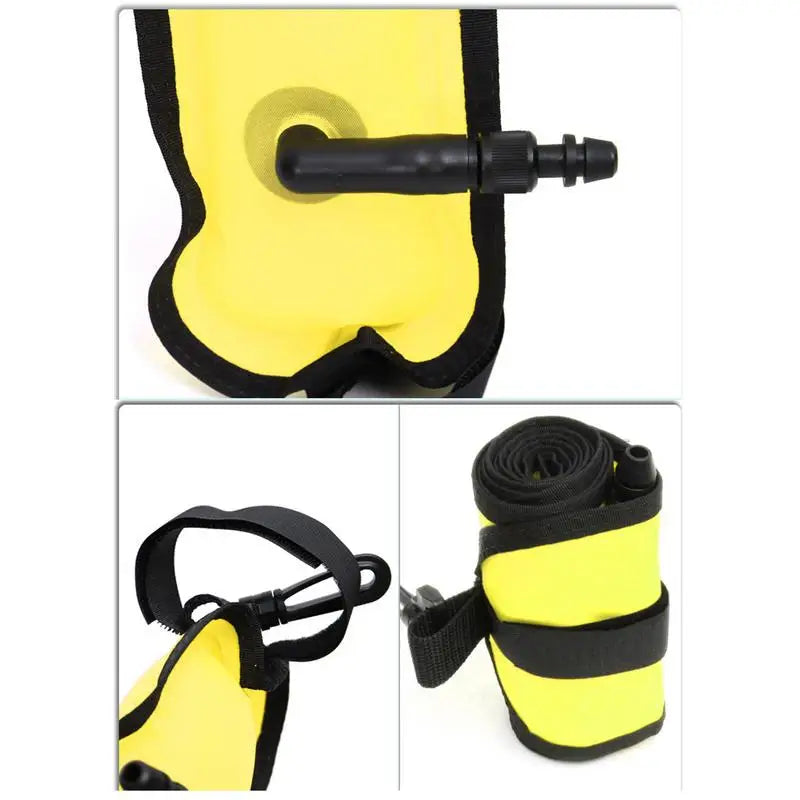 Scuba Dive Buoy Dive Buoy Diving Accessories Safety Gear Sealing TPU Coating Reflective Diving Signal Marker For Diving Swimming