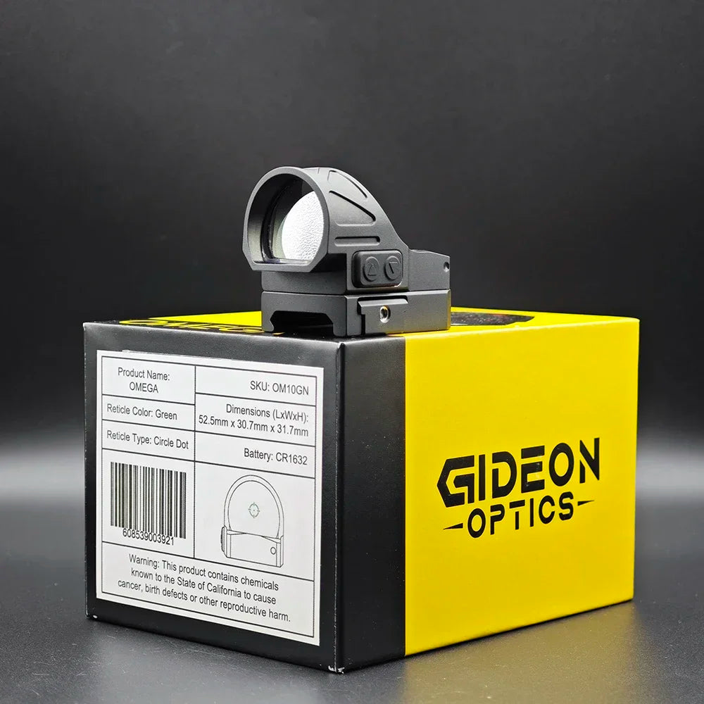Original Gideon Optics Green/Red Circle Dot Sight Riflescope Footprint Optics for Hunting