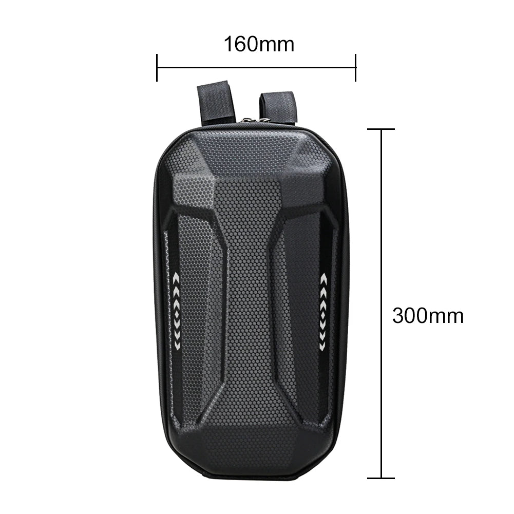 Electric Scooter Front Bag EVA Waterproof Electric Vehicle Bag Scooter Hard Shell Front Hanging Storage Pouch Scooter Accessory