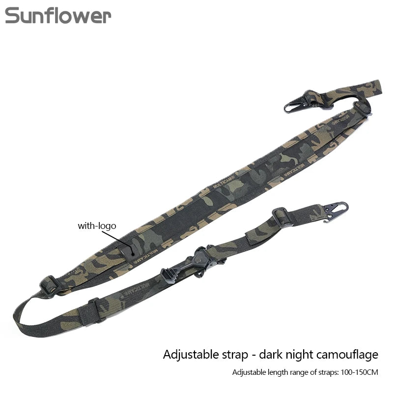 US Warehouse Tactical Nylon Rifle Sling Quick Adjustment 2 Point Padded Combat Modular Hunting Shooting Equipment Accessories