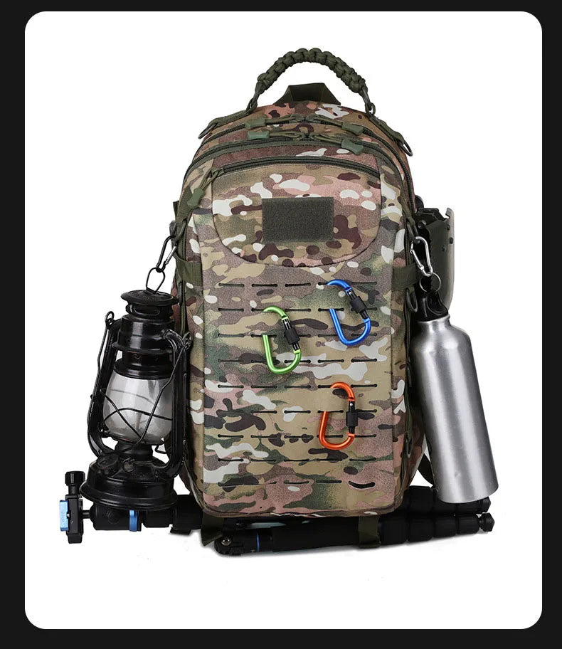 Oulylan Outdoor Traveling Waterproof Trekking Fishing Hunting Climbing Bag Male Camo Backpack Camping Men  Rucksack