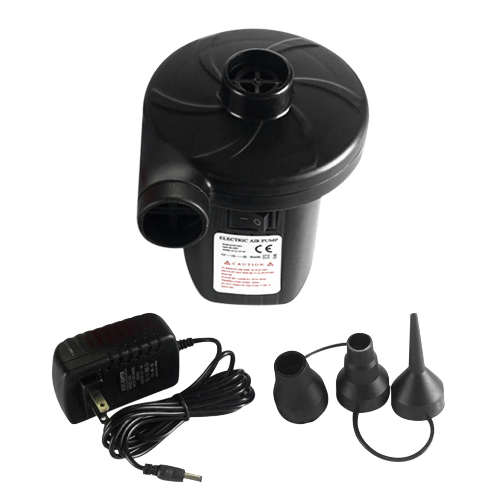 2 In 1 Air Filling Inflator 220V Air Extraction Pump with Nozzles Household Lightweight Multipurpose for Mattress Swimming Pool