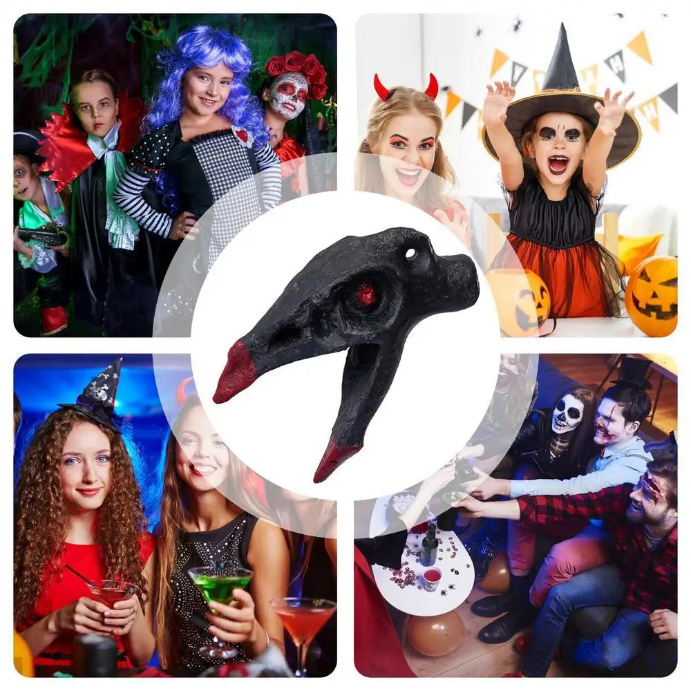 Aztec Outpost Whistles Unique Scary Prank Death Whistle Bone-Chilling Sounding Skull Shape Whistle Loud Ornament