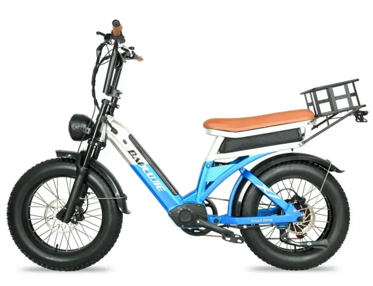 Electric bicycle BAOLUJIE 2000W  48V 30AH battery adult Electric bike 20-inch tire Multi functional all terrain E-bike